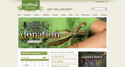 Desktop Screenshot of fernwoodbotanical.org